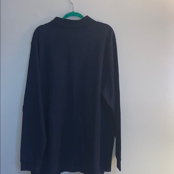 A blue long sleeve dress shirt - Picture 3 of 4